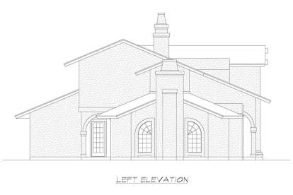 Mediterranean House Plan #5445-00350 Elevation Photo