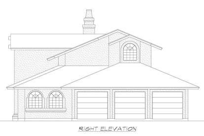 Mediterranean House Plan #5445-00350 Elevation Photo