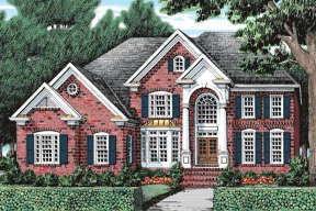 Traditional House Plan #8594-00363 Elevation Photo