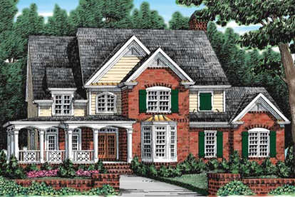 Traditional House Plan #8594-00366 Elevation Photo