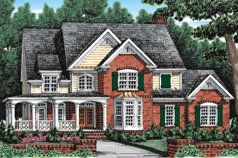 House Plan House Plan #23698 Front Elevation 