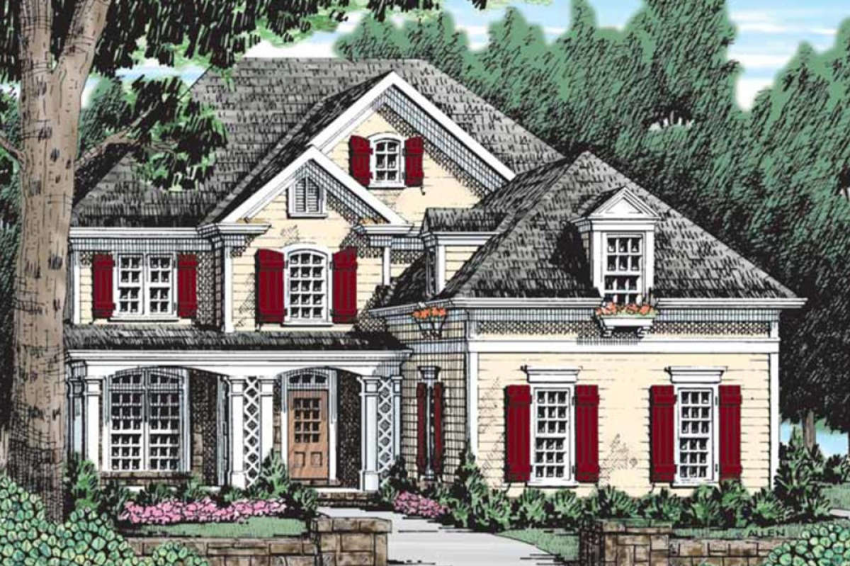 Country House Plan #8594-00367 Elevation Photo