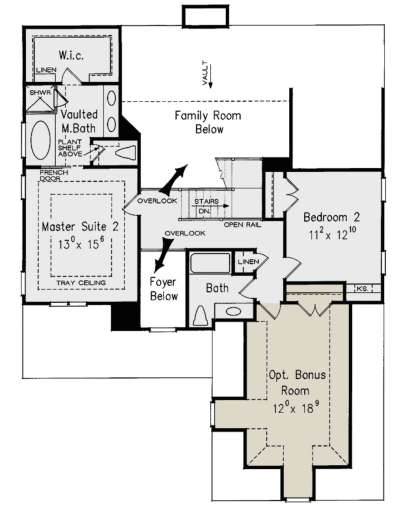 Second Floor for House Plan #8594-00367