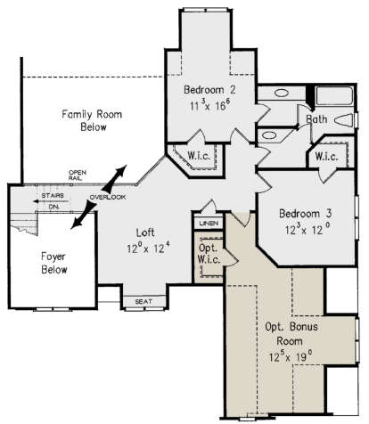 Second Floor for House Plan #8594-00368