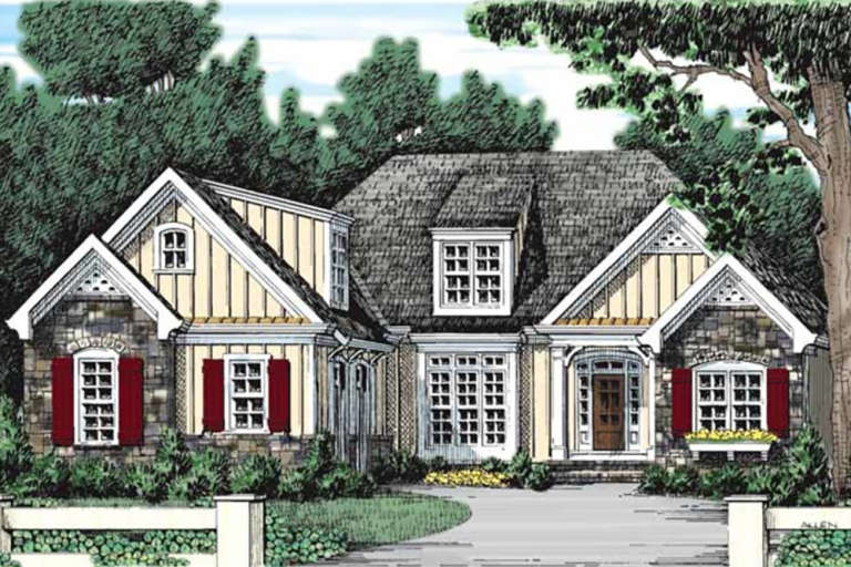 House Plan House Plan #23701 Front Elevation 