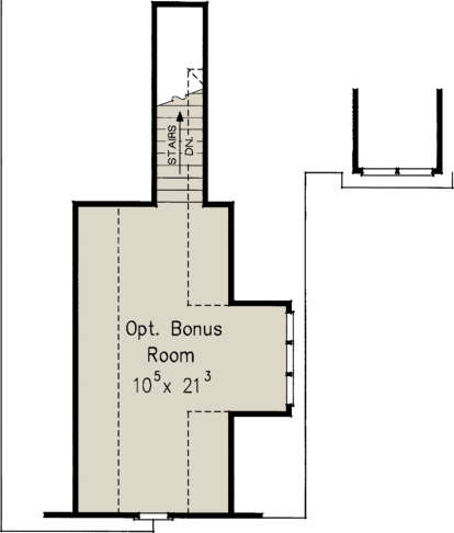 Bonus Room for House Plan #8594-00369