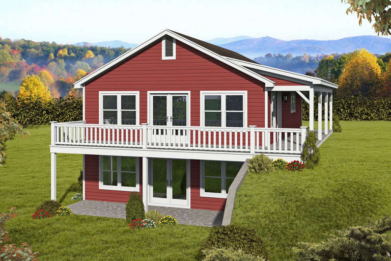 House Plan House Plan #23702 Front Elevation 