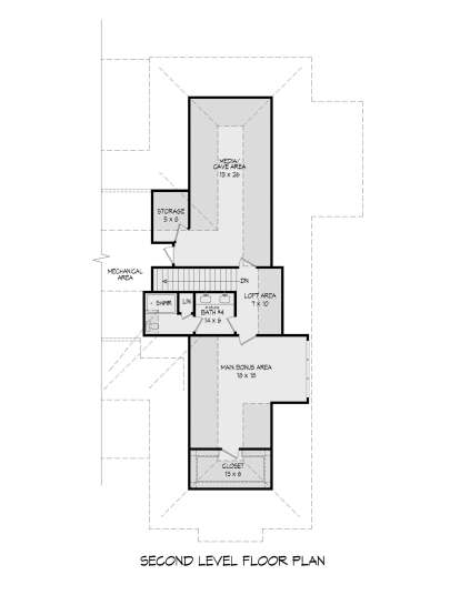 Second Floor for House Plan #940-00173