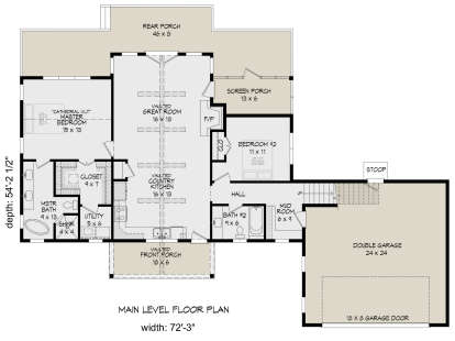 Main Floor for House Plan #940-00174