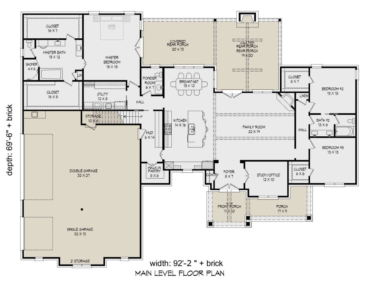 Main Floor for House Plan #940-00175