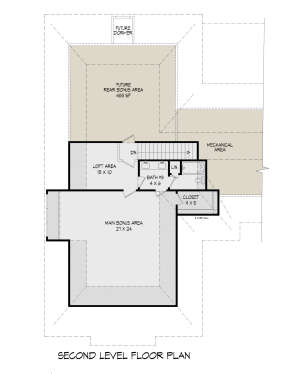 Second Floor for House Plan #940-00175
