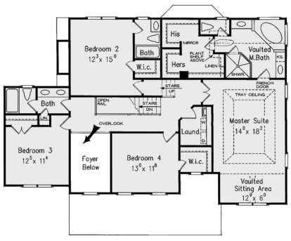 Second Floor for House Plan #8594-00370