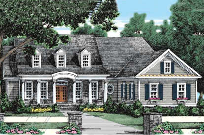 Traditional House Plan #8594-00371 Elevation Photo