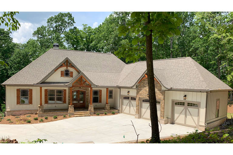 Mountain House Plan #286-00088 Elevation Photo