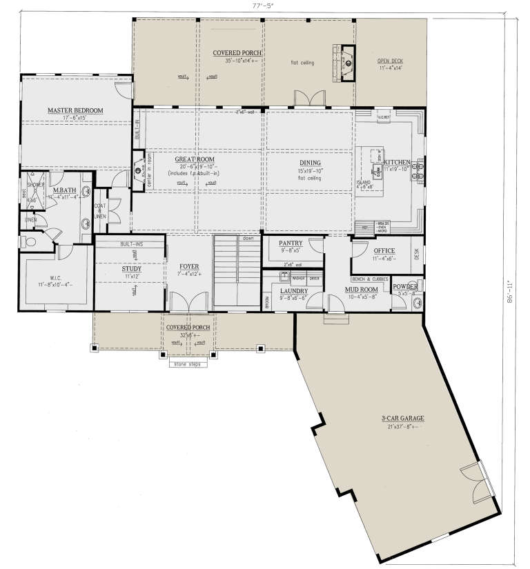 House Plan House Plan #23710 Drawing 1