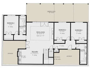 Basement for House Plan #286-00088