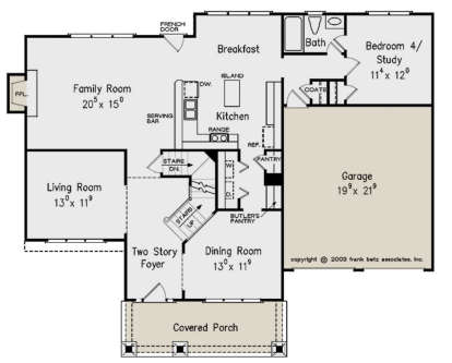 Main Floor for House Plan #8594-00373