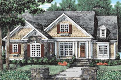 Traditional House Plan #8594-00376 Elevation Photo