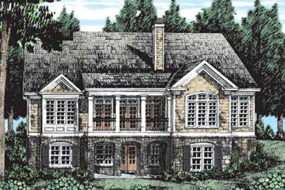 Traditional House Plan #8594-00376 Elevation Photo