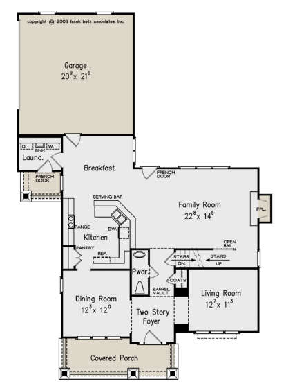 Main Floor for House Plan #8594-00377
