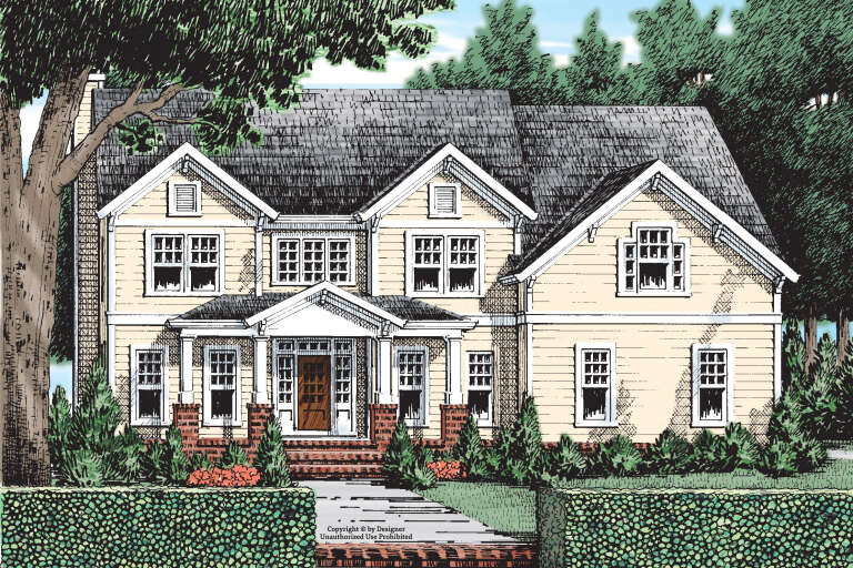 House Plan House Plan #23716 Front Elevation 