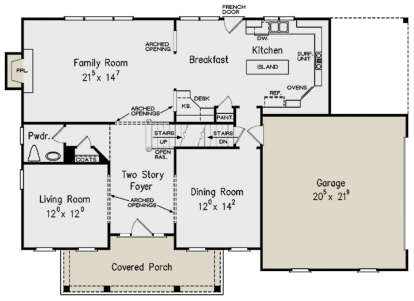 Main Floor for House Plan #8594-00378