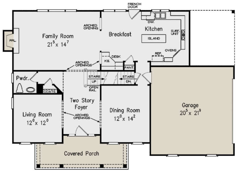 House Plan House Plan #23716 Drawing 1