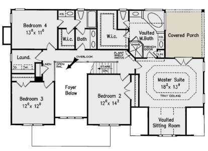 Second Floor for House Plan #8594-00378