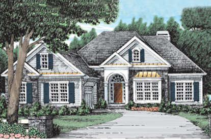 Traditional House Plan #8594-00381 Elevation Photo