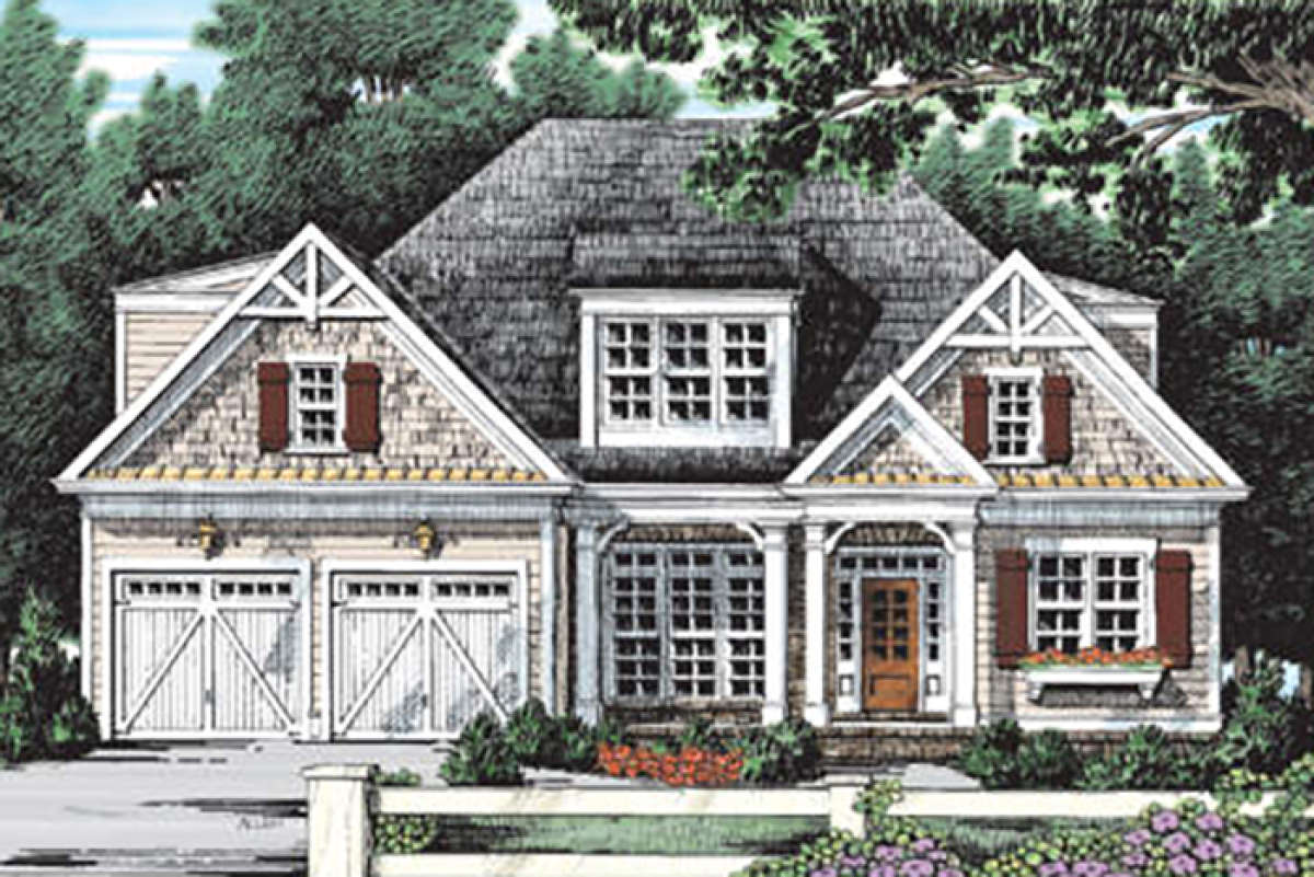 Traditional House Plan #8594-00382 Elevation Photo