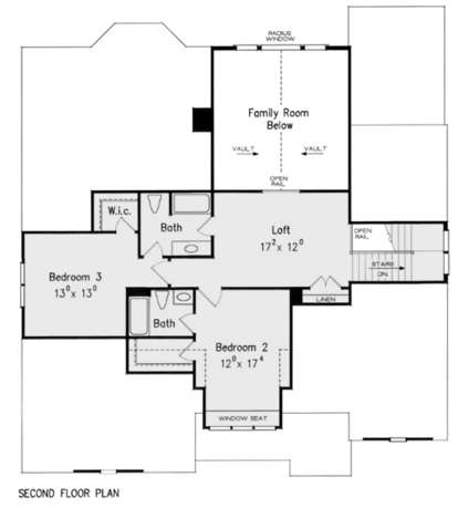 Second Floor for House Plan #8594-00382