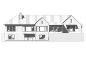 Ranch House Plan #1637-00136 Elevation Photo