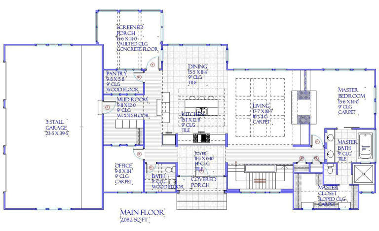 House Plan House Plan #23721 Drawing 1