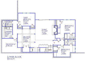 Basement for House Plan #1637-00136