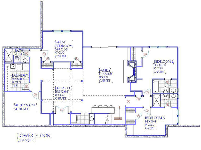 House Plan House Plan #23721 Drawing 2