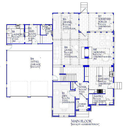 Main Floor for House Plan #1637-00137