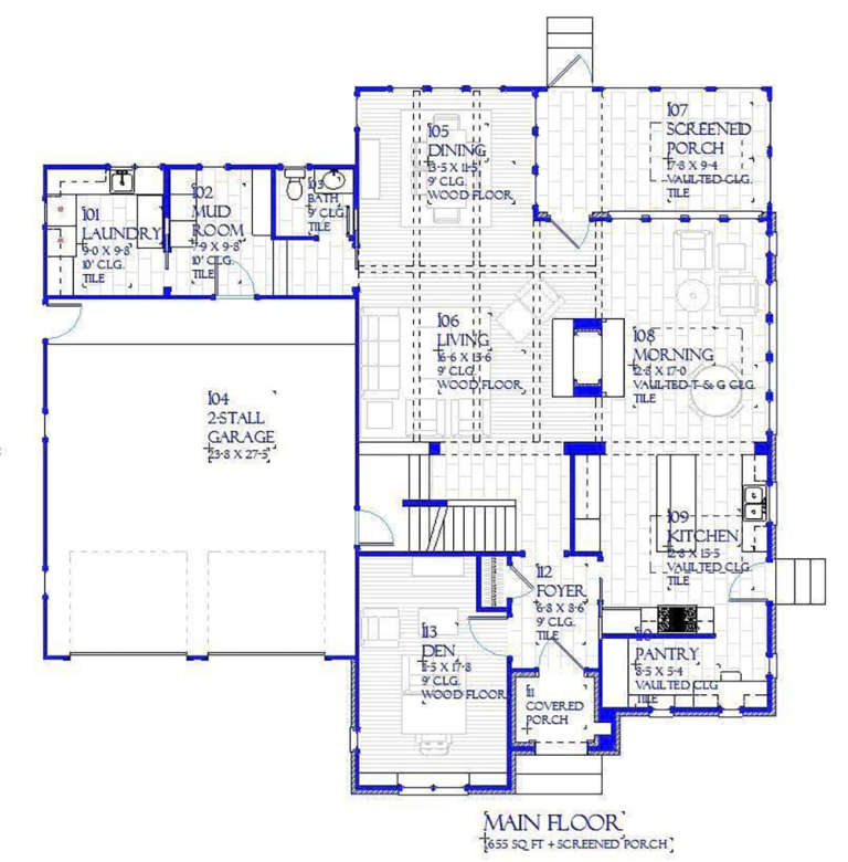House Plan House Plan #23722 Drawing 1