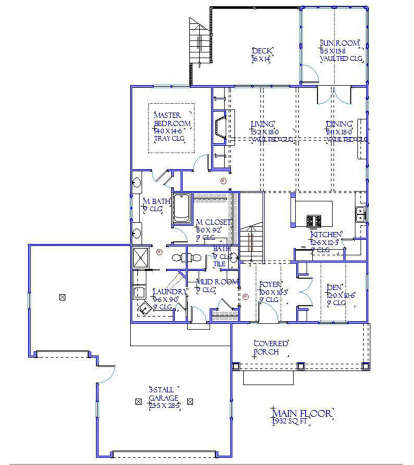 Main Floor for House Plan #1637-00139