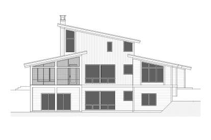 Modern House Plan #1637-00142 Elevation Photo
