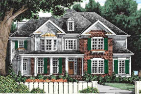 Traditional House Plan #8594-00383 Elevation Photo