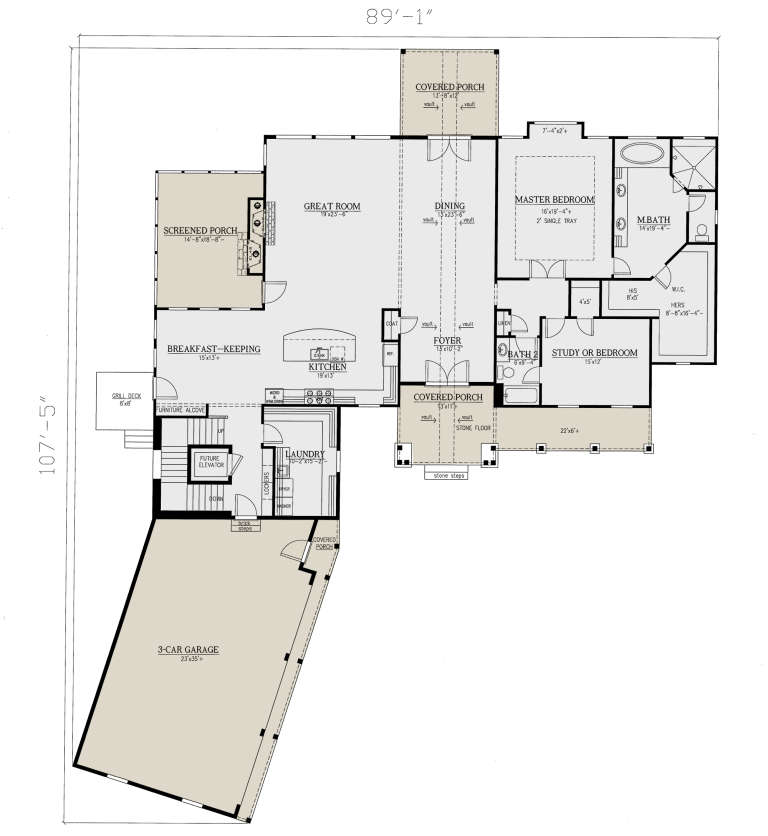 House Plan House Plan #23731 Drawing 1
