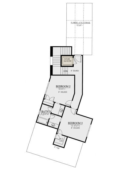 Second Floor for House Plan #286-00089