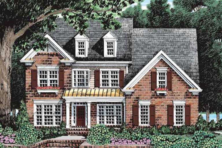 Traditional House Plan #8594-00386 Elevation Photo