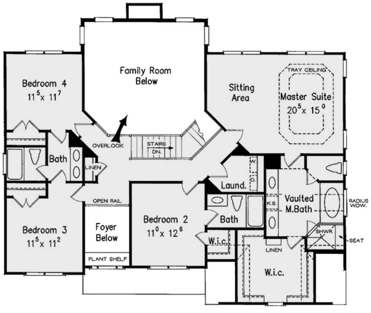 Second Floor for House Plan #8594-00386