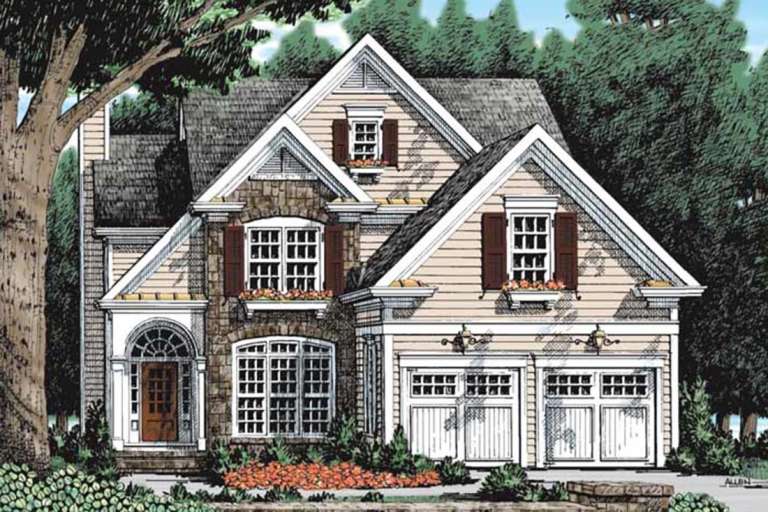 House Plan House Plan #23736 Front Elevation 