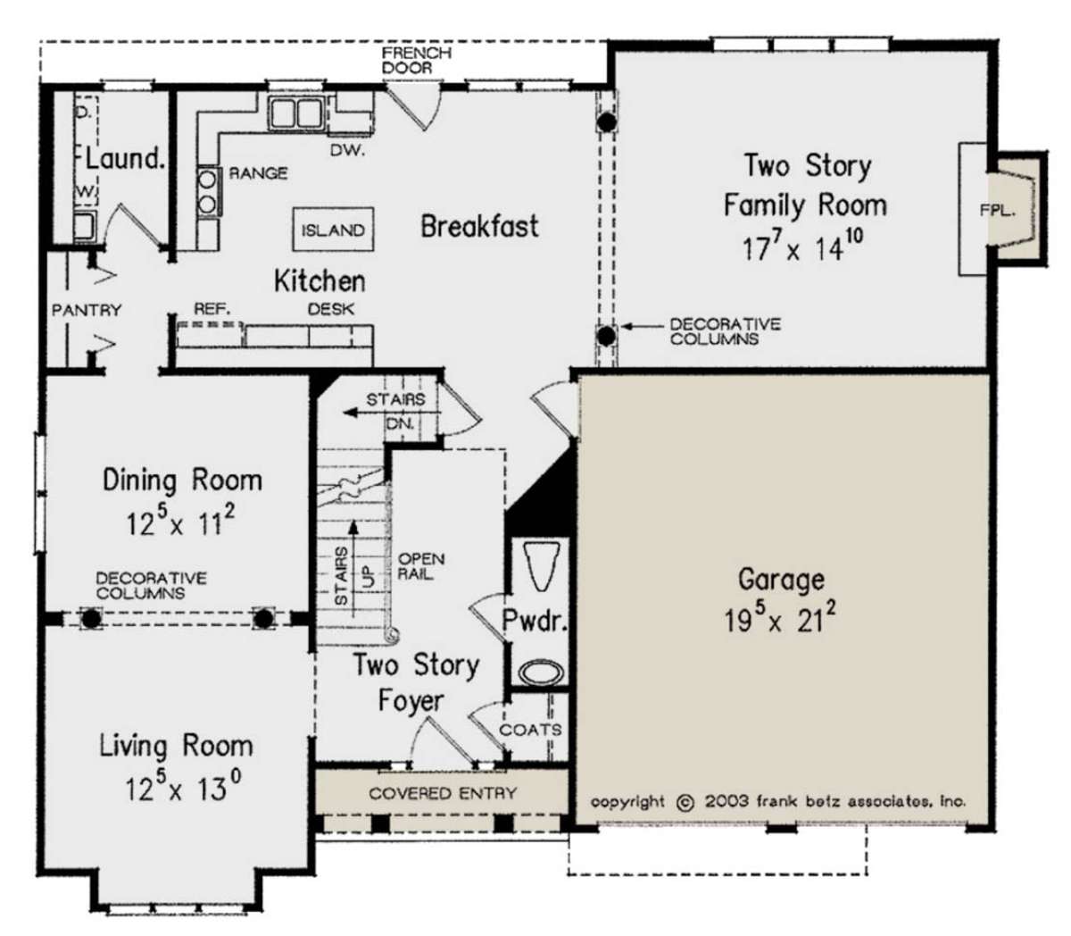 Main Floor for House Plan #8594-00390