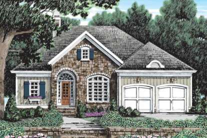 European House Plan #8594-00391 Elevation Photo