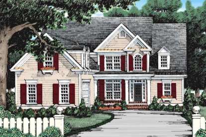 Traditional House Plan #8594-00394 Elevation Photo