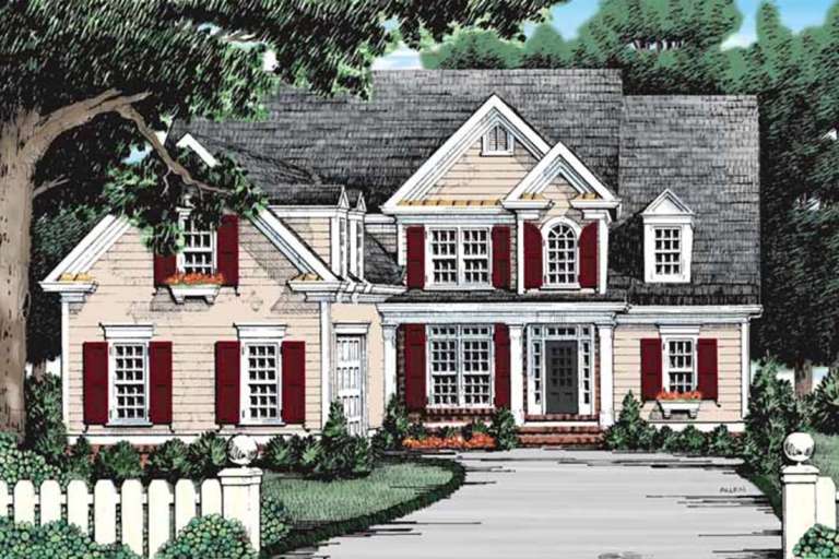 House Plan House Plan #23741 Front Elevation 