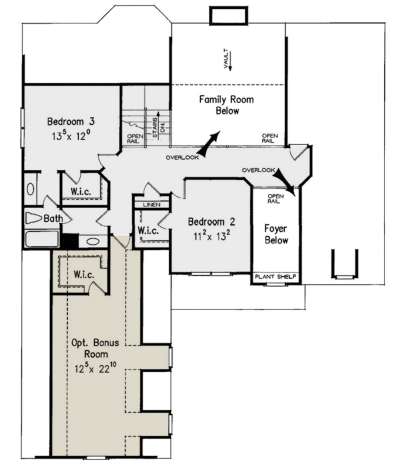 Second Floor for House Plan #8594-00394